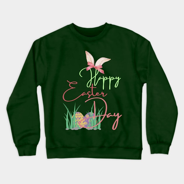 HAPPY EASTER FUNNY BUNNY Crewneck Sweatshirt by Sharing Love